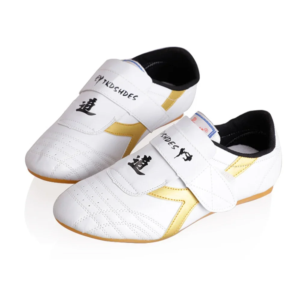 Breathable White Taekwondo Shoes Kung Fu Shoes Wushu Taichi Karate Martial Arts Wrestling Fighting Sneakers