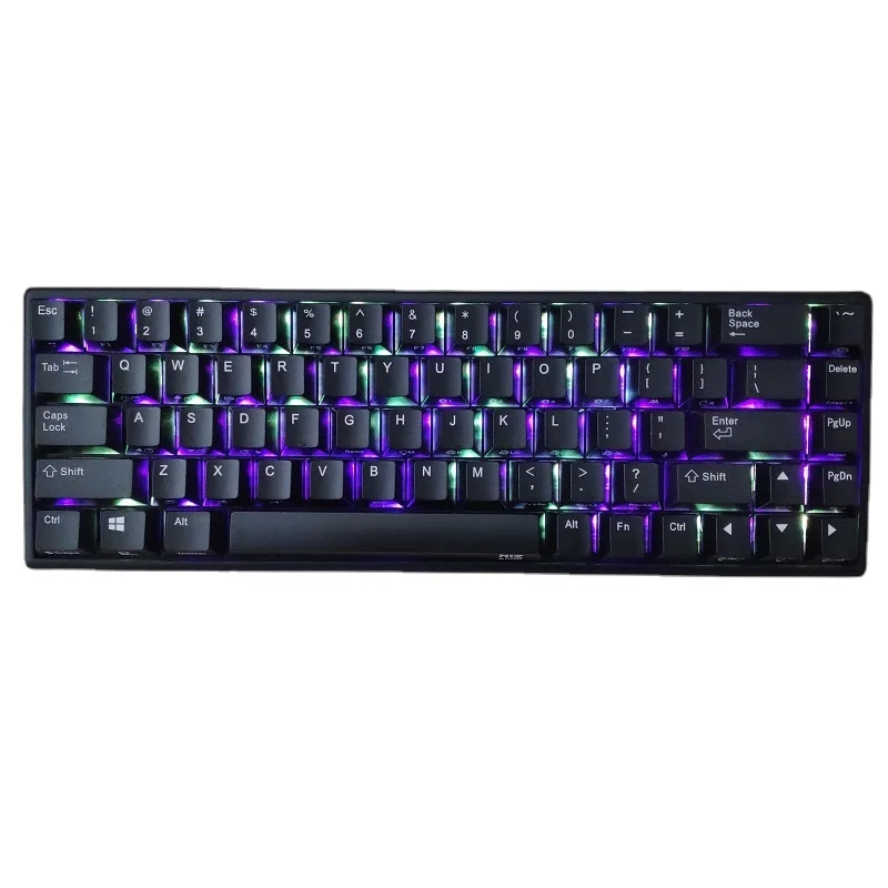 

NIZ RGB Емкостный переключатель 50 г Bluetooth Topre Clone клавиатура Atom68 Черная программируемая клавиатура MAC Игровая мини-клавиатура 68 клавиш