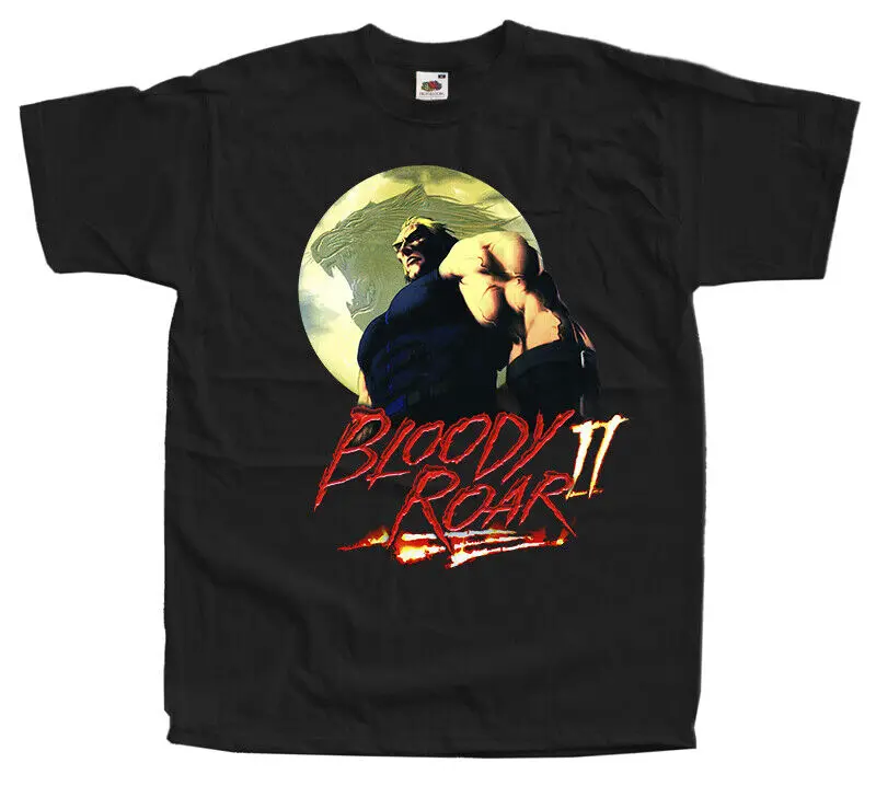 Bloody Roar II, COMPUTER GAME, T-Shirt (BRICK,BLACK,GREEN) All sizes S-5XL