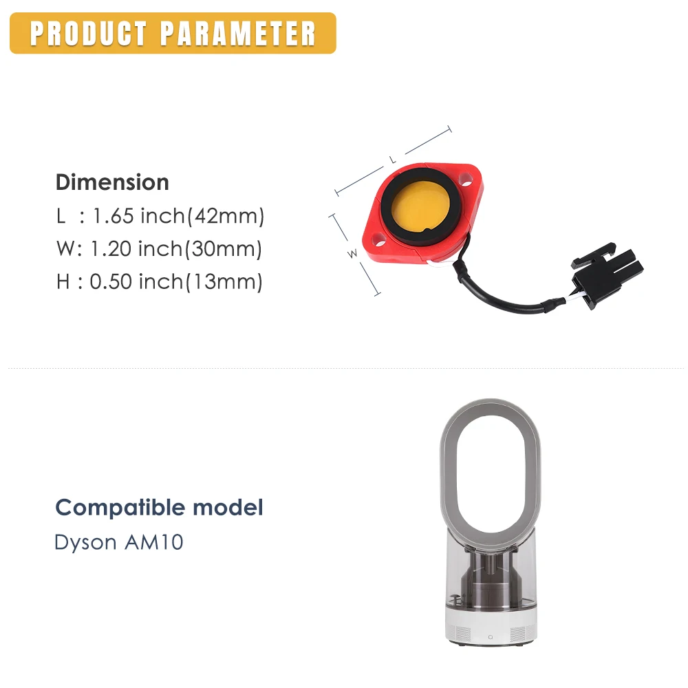 بديل بيزو لملحقات مرطب الهواء دايسون AM10 المتوافقة مع أجزاء مروحة مرطب الهواء رقم 966684-01