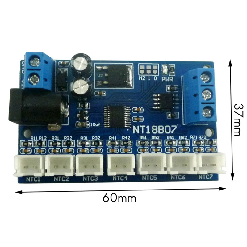 3X 7 Channel RS485 NTC Temperature Sensor Measurement MODBUS RTU Paperless Recorder PLC NT18B07-A74Z