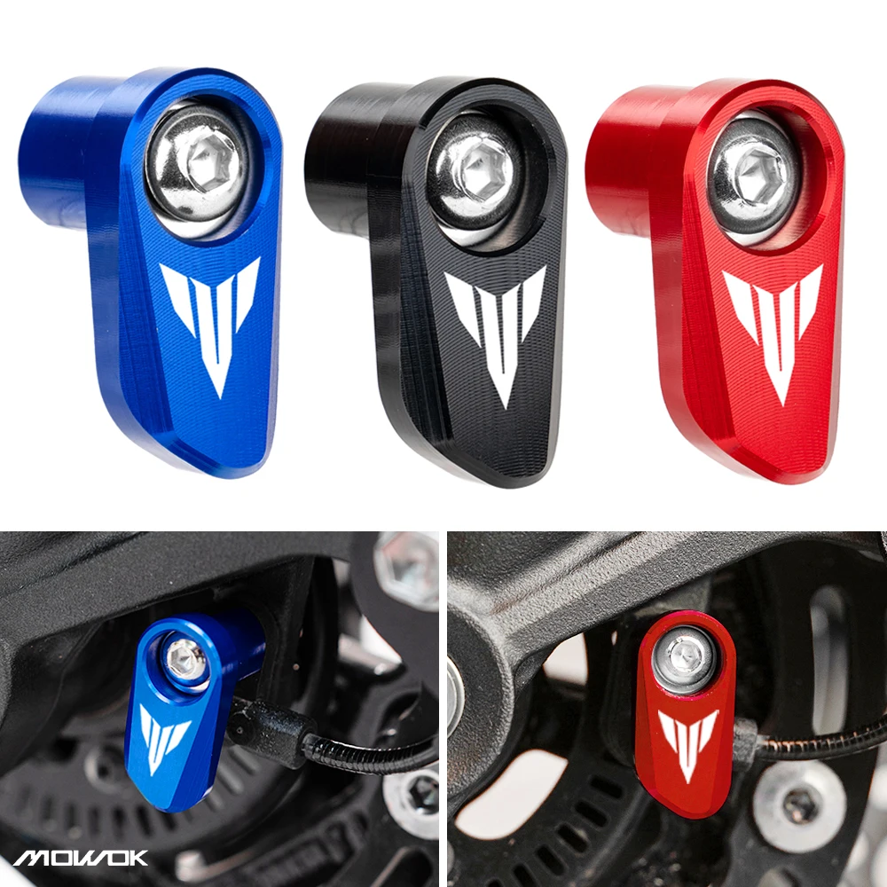 For YAMAHA MT07 MT09 MT03 MT 07 09 03 Motorcycle Accessories Front Rear Wheel ABS Sensor Protection Guard Cover MT-07 MT-09