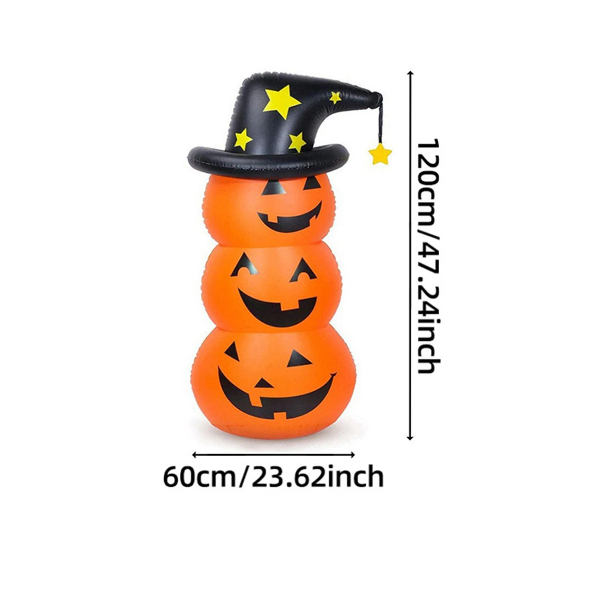 할로윈 풍선 호박 유령 파티 텀블러, 할로윈 환경 보호 PVC 장식 장난감 소품