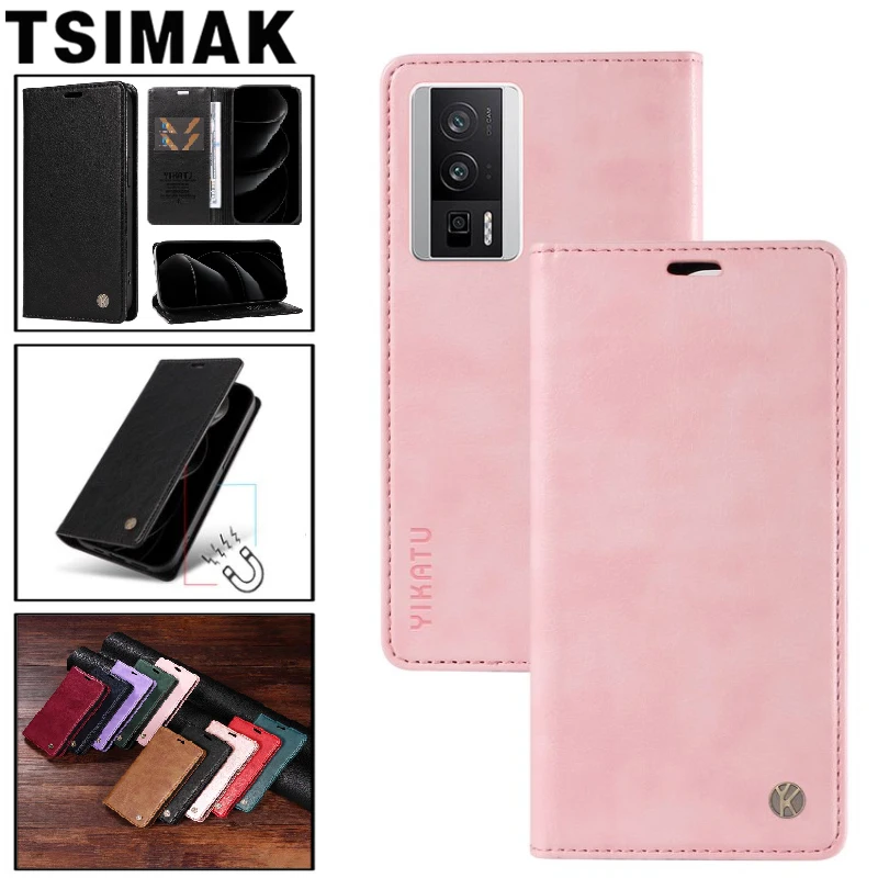 

Leather Case For Xiaomi POCO F5 Pro X5 M5 M5S F4 X4 GT X3 NFC F3 M3 M4 Pro 4G 5G Litchi Magnetic Flip Wallet Card Phone Cover