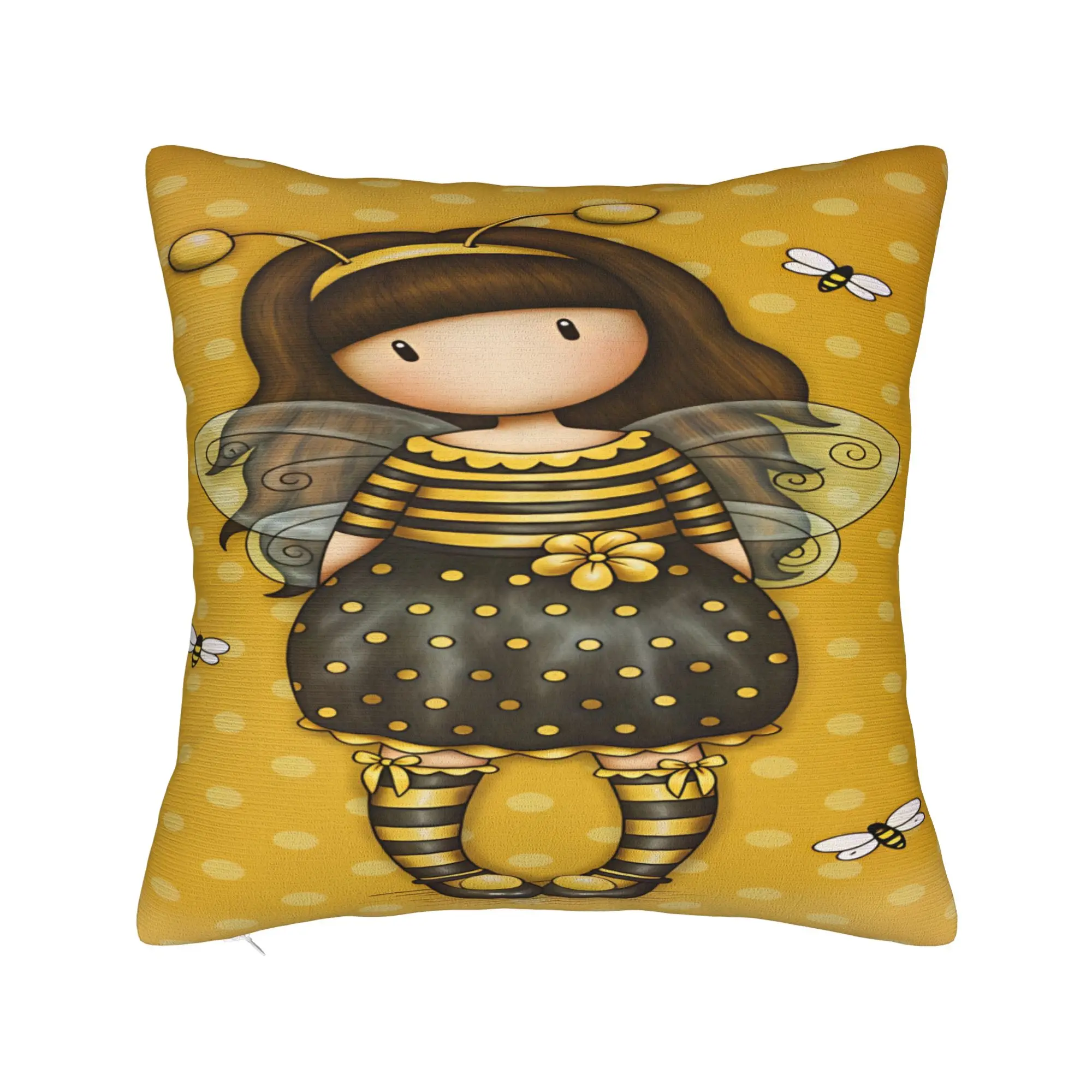 Cartoon Girl Santoro Gorjuss Pillow Case  Morden Pillow Cover Comfy Pillowcases For Sofa Home Decor