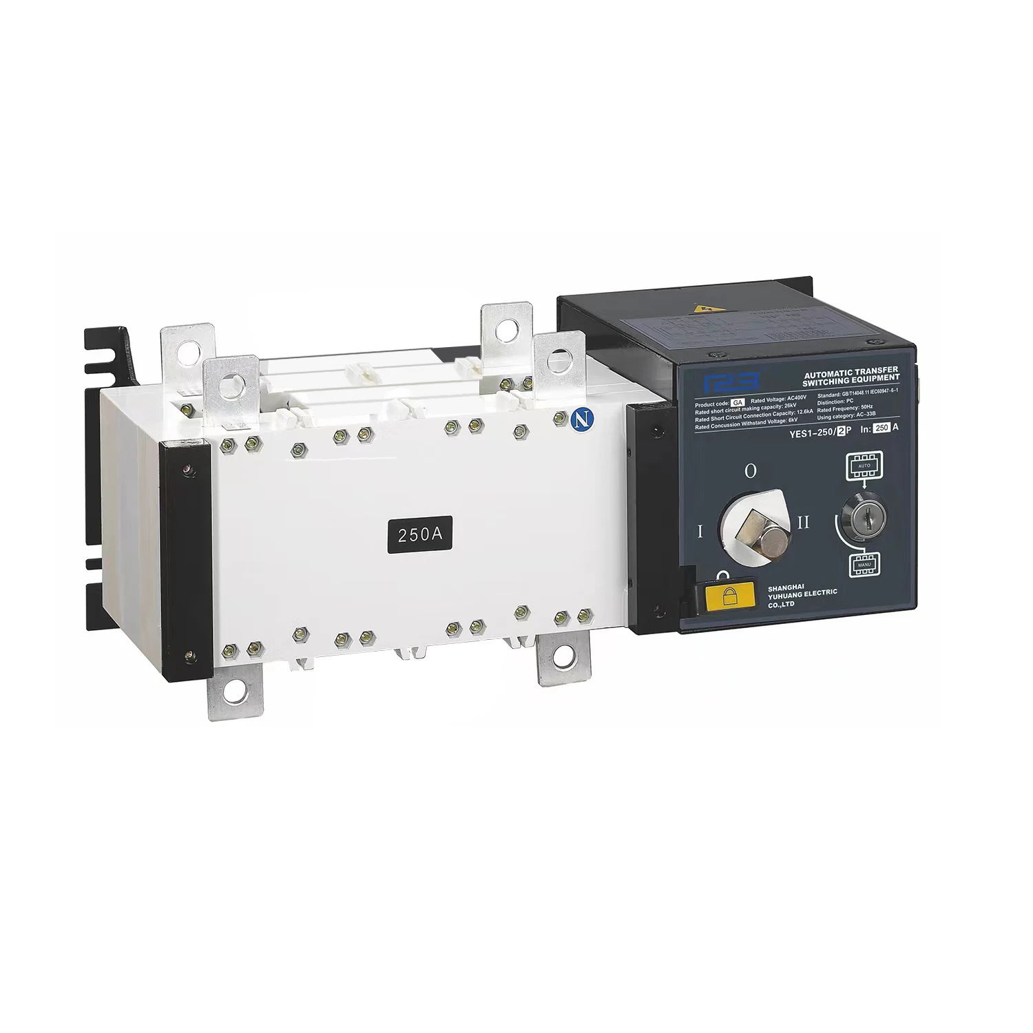 Factory 160A 3P/4P ATS Auto Changeover Switch