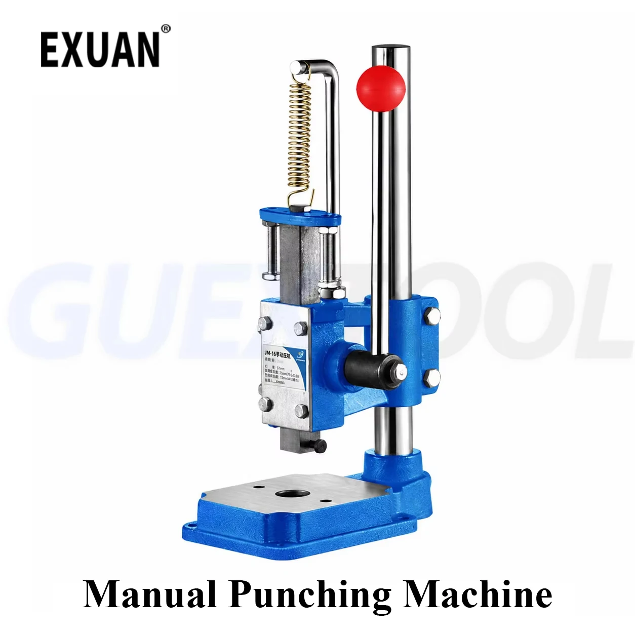 JM-16 Precision Manual Press Machine Hand Lever Punch Press Riveting Stamping Bending Arbor Press Square Head Round Head