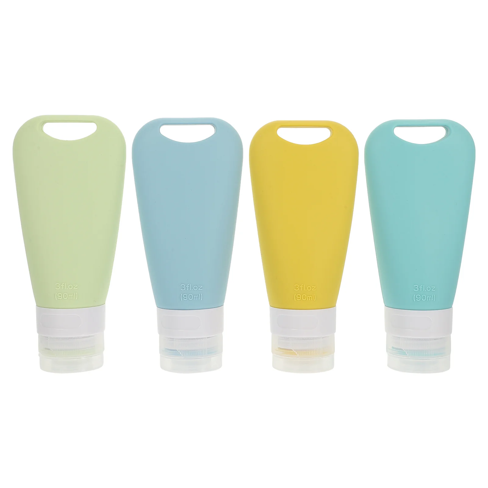 

4 Pcs Bottle Set Travel Bottles for Toiletries Toiletry Liquid Containers Silicone Dispensing Small Squeeze