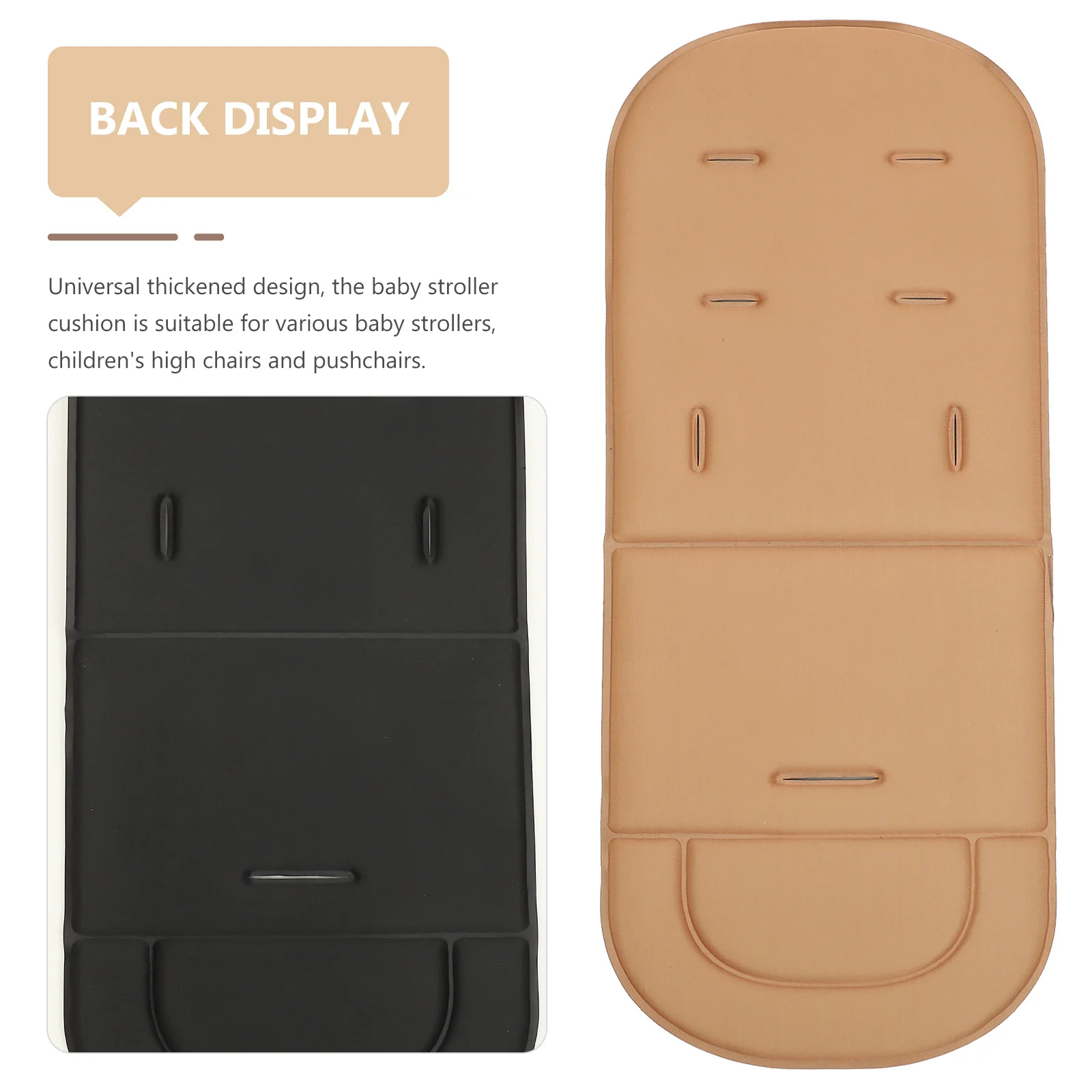 

Universal Thickened Baby Stroller Cushion Soft Cotton Liner For Infant car Pad Stroller Accessories Washable Newborn Gift