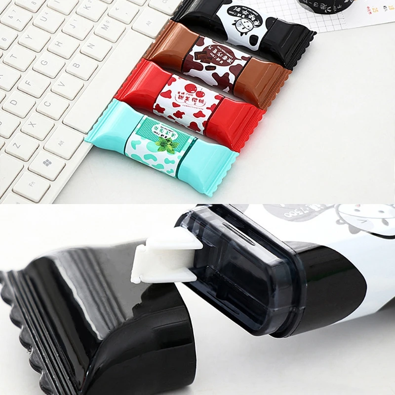 Корректирующая лента с героями мультфильмов, ластик, многоразовая корректирующая лента, быстросохнущая для школьников, детей,