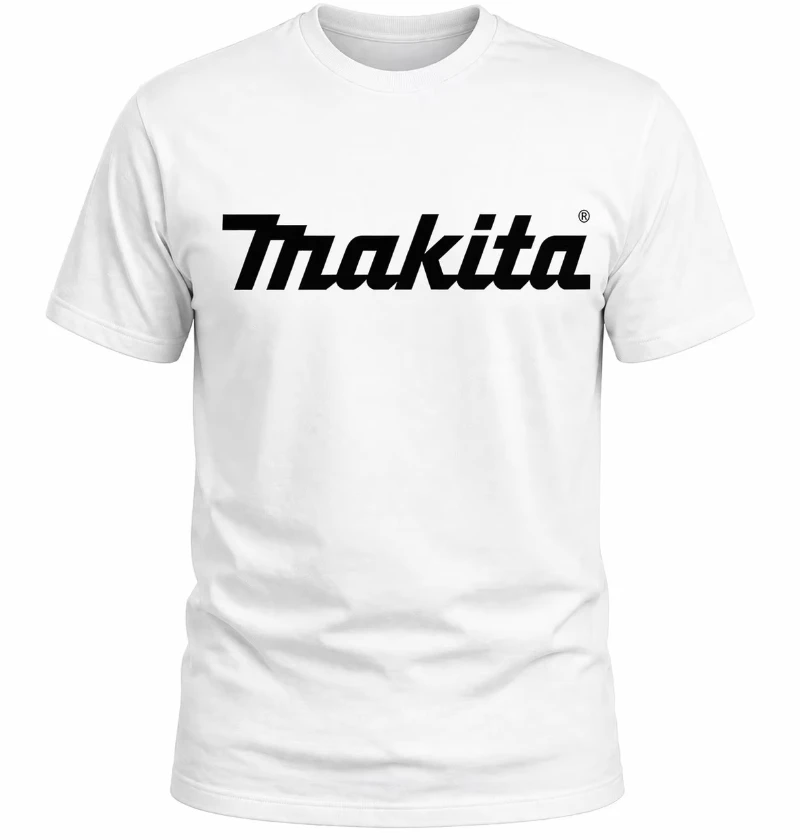 2026 New Makita Parent‑Child Matching Oversized T‑Shirt Unisex Sporty Bold Slanted Block Letter Graphic Front Print Streetwear