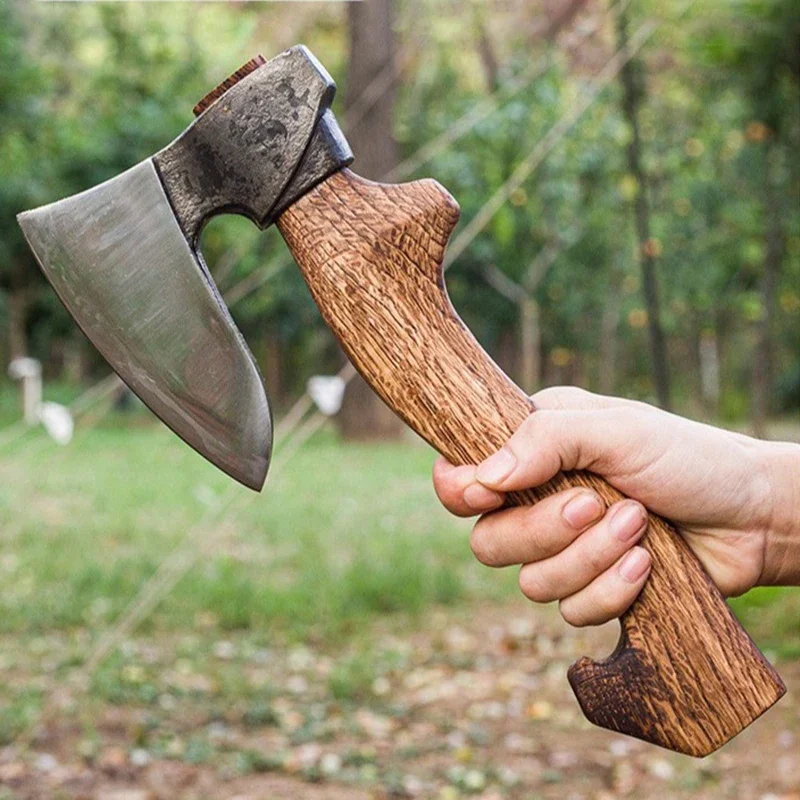 Professional Axe Outdoor Tourist Hatchet for Firewood Camping Supplies Tactical Hand Ax Multifunctional Survival Accessories