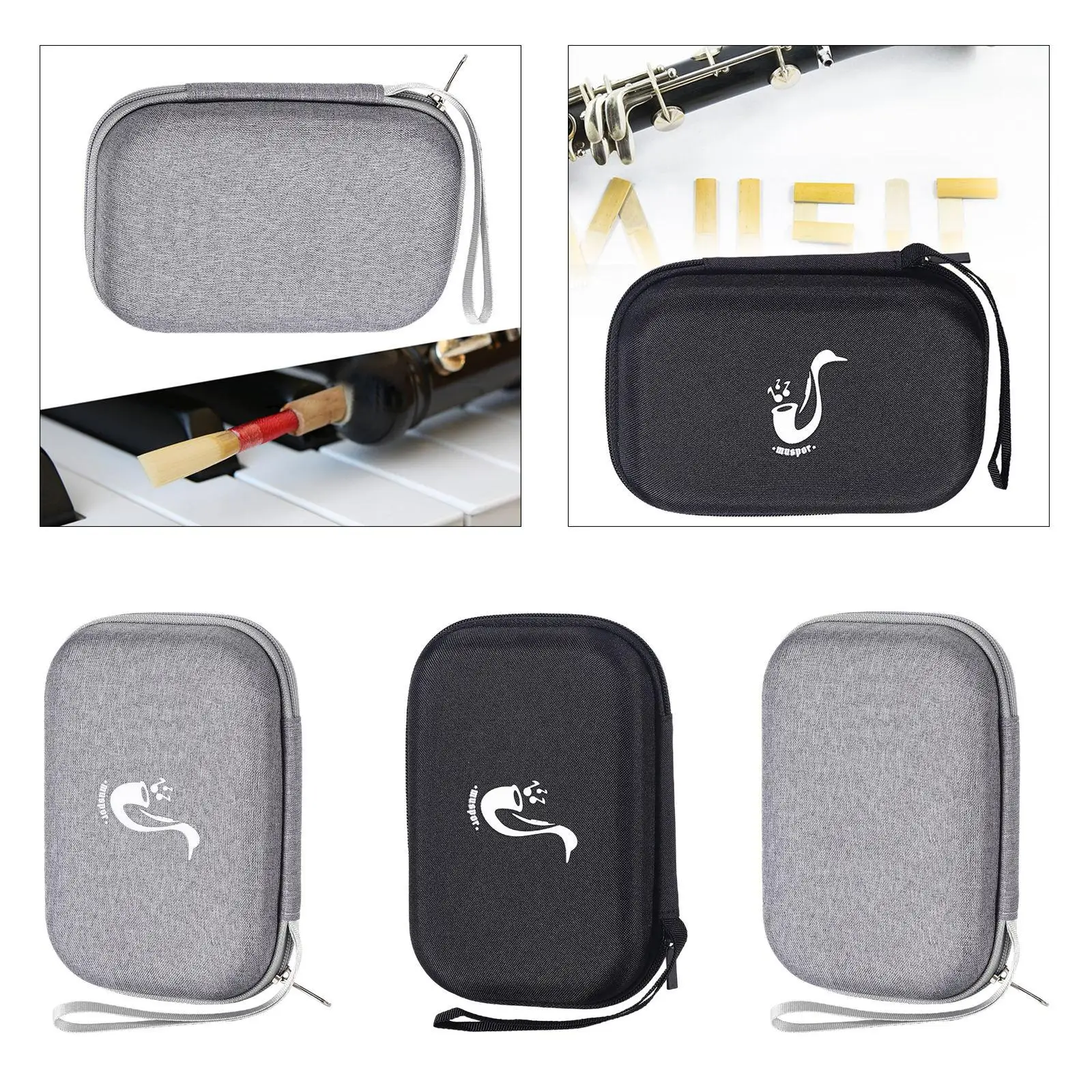 Saxophone Reeds Case Musical Instrument Accessories Storage Box Reed Case Storage Holder for Sax Alto Clarinet Instrument Accs