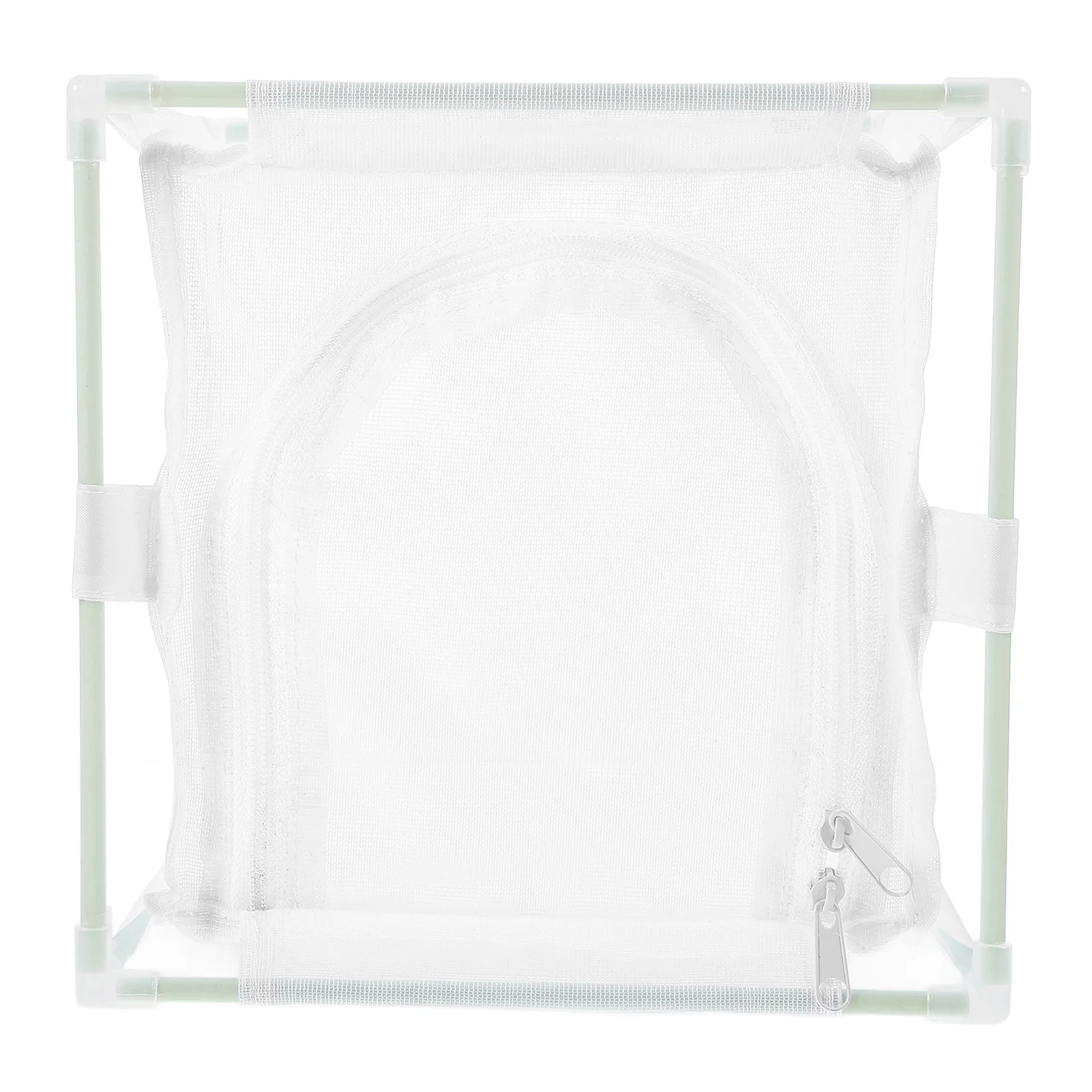 

Butterfly Breeding Habitat Cage Zipper Mesh Net Terrarium Plant Cage for Crickets Firefly Caterpillars