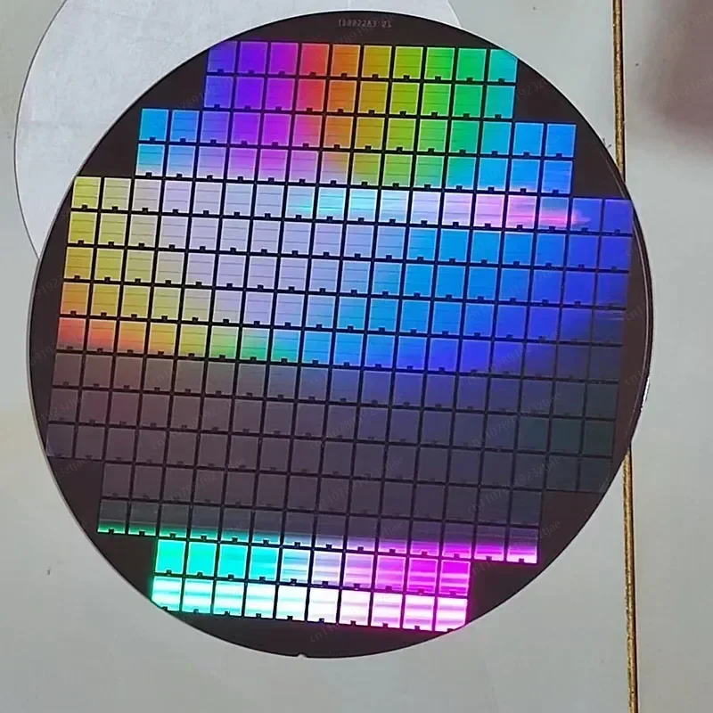 

12-дюймовая силиконовая пластина для научного декора, демонстрации фотолитографии, схем и полупроводниковых чипов, для технологических подарков и образовательных целей