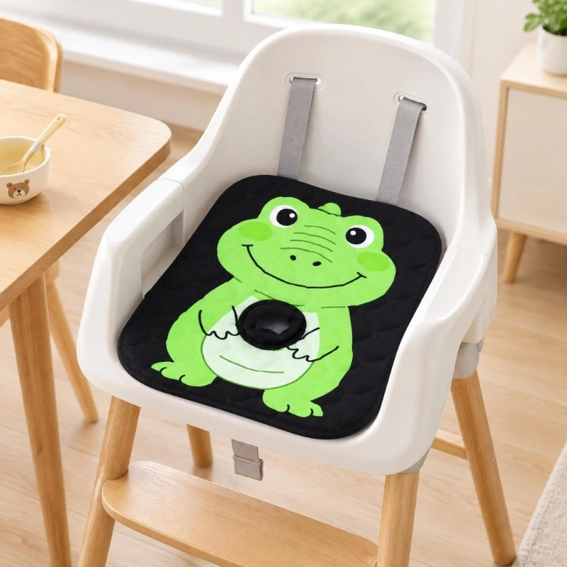 Absorbent Baby Pad for Travel Outings and High-Chair Mealtimes, Soft Polyester Broad Coverage Carseat Mat for Comfort A2UB