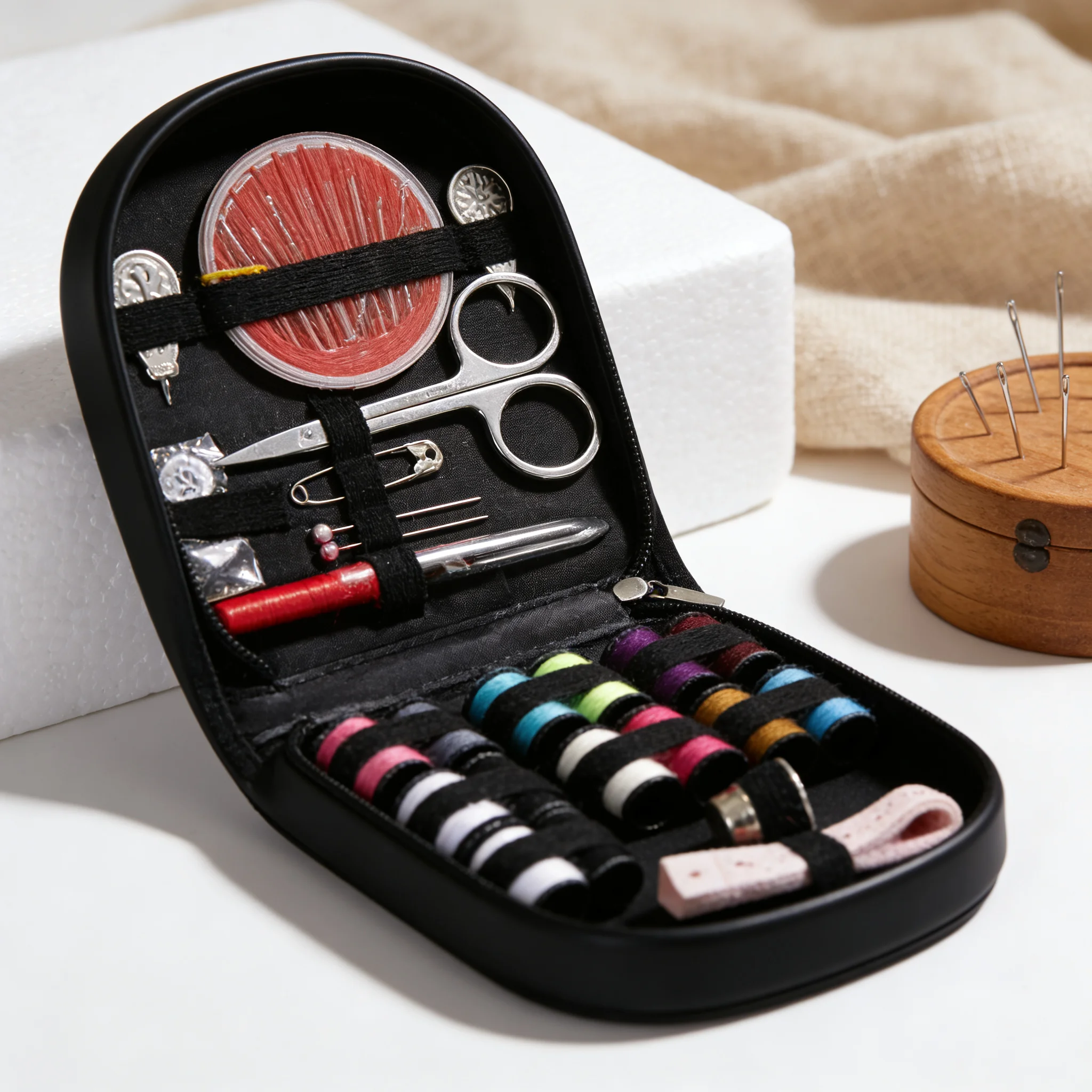 Complete Sewing Kit, Multi-Functional Compact, Home Travel Car, Easy To Carry For Home And Travel - Detail 1