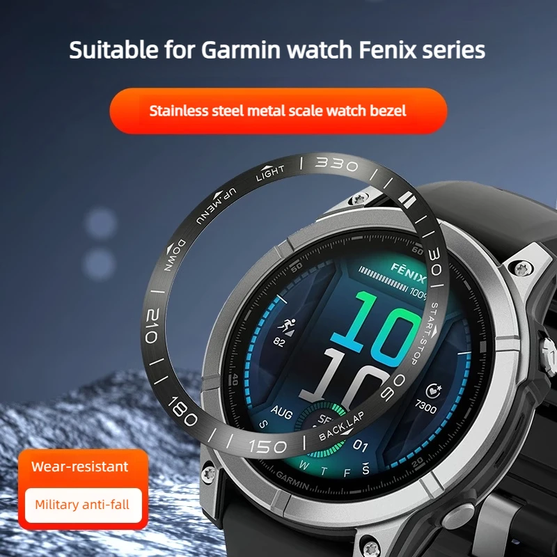 Für Garmin Fenix 7 7S 7X Epix Gen 2 8 47/51mm Uhr Stoßstange Abdeckung Ring Lünette metall Fall Abdeckung Schutz Anti Scratch Zubehör