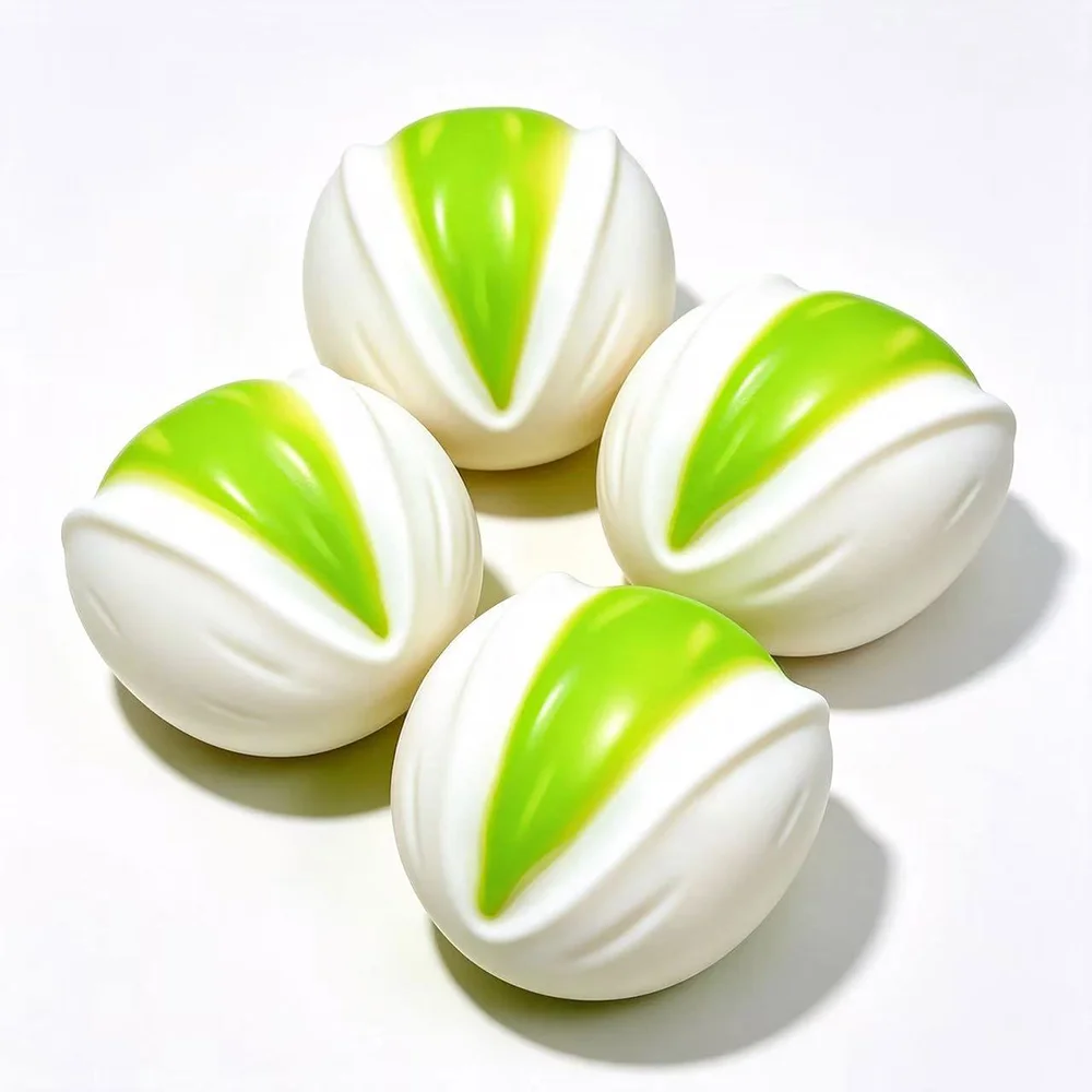 1pc Simulated Pistachio Soft Pinch Relieve Daily Stress and Tension Decompression Slow Rebound Fidget Food Daily Decoration Toy.