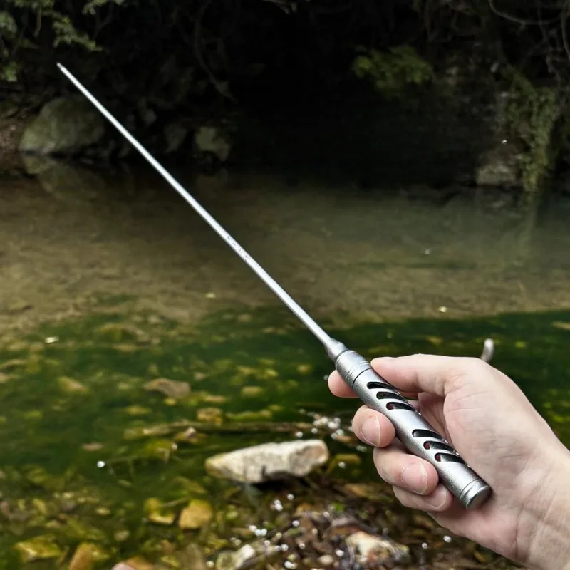 Stream Pole New 37 Biased 28 Tone Ultra Light and Ultra-fine Convenient Hand Pole Small Object Pole White Bar