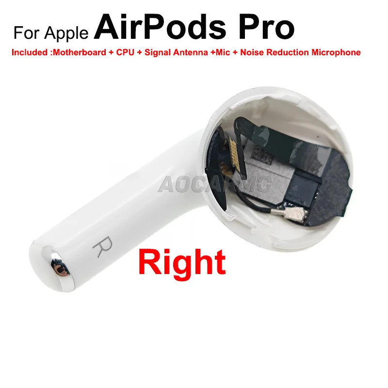 Aocarmo Earphone Bottom Lower Half Accessory Part Mainboard+CPU+Signal Antenna +Noise Reduction Microphone Flex For AirPods Pro