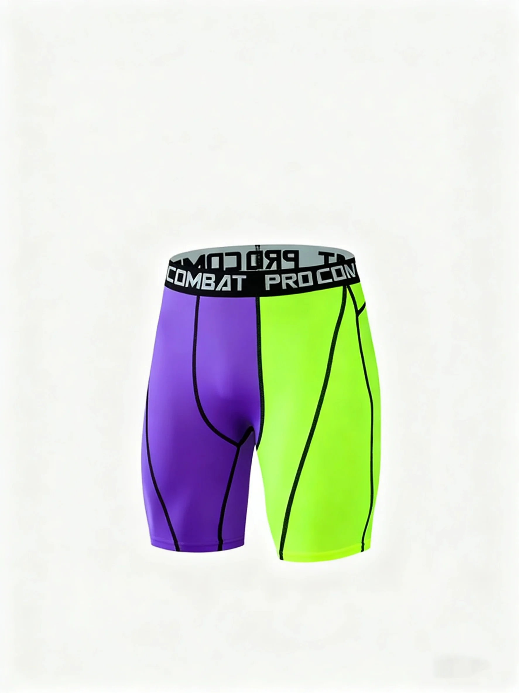 

Athletic Quick-Drying High-Stretch Briefs Fitness, Skinny Compression Running Training Boxers Colorful Shorts Plus-Size Fashion