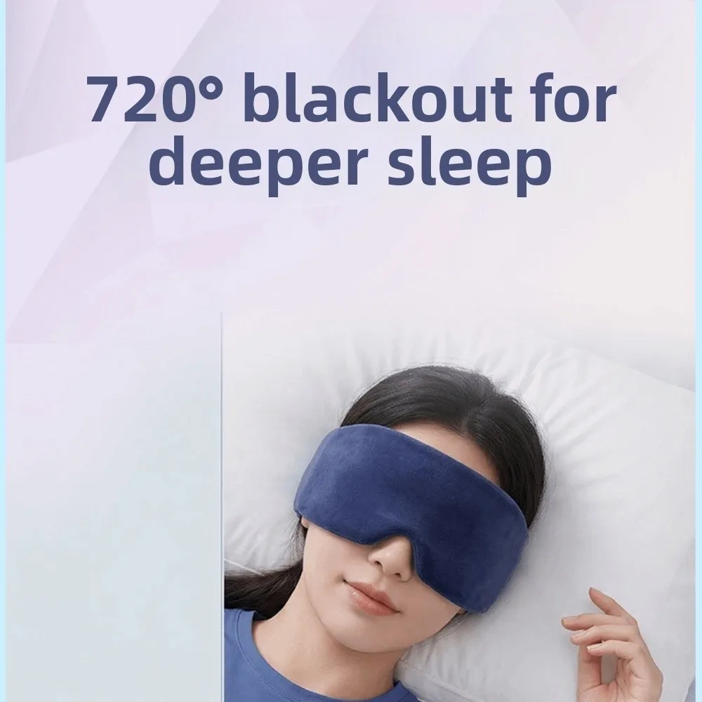 Light-Blocking Gravity Eye Mask Breathable Ice Silk Feeling Deep Sleep Eye Mask Durable Micro-Pressure Weighted Sleep Mask