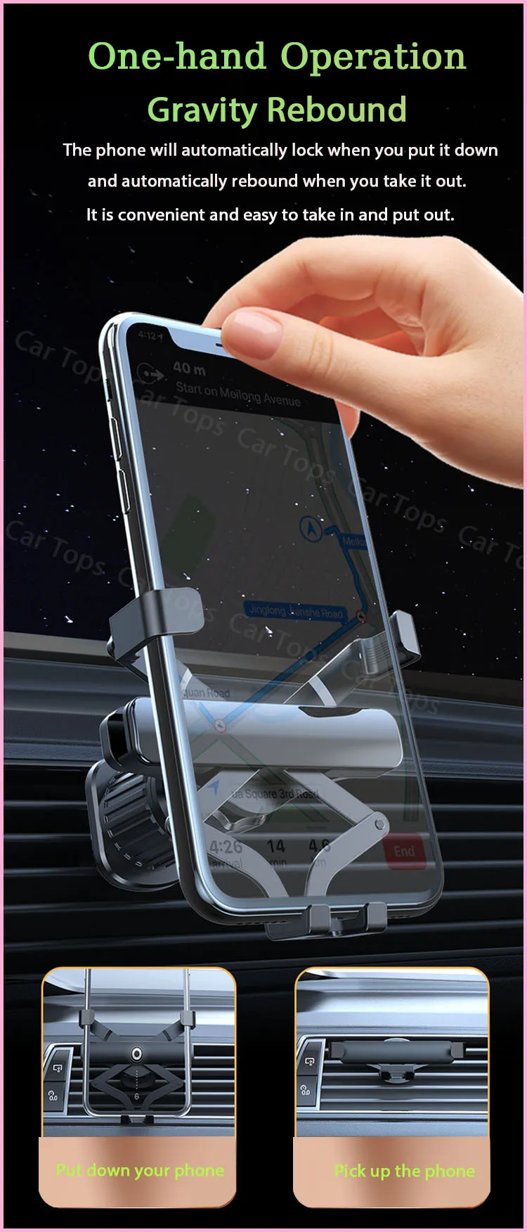 Für Mercedes-Benz GLC 2023 2024 2025X254 Auto Handy Halter Neue MagSafe Magnetische GPS Halterung Halterung Ständer auto Zubehör – Detail 6