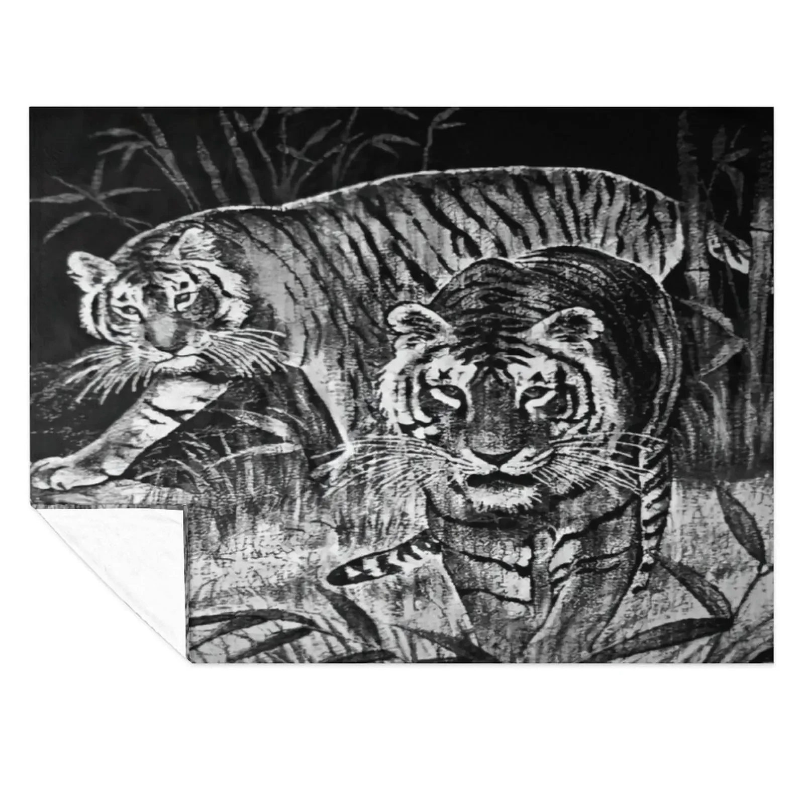 

Cobija del Tigre Mexican Blanket Tiger Meme Throw Blanket Bed linens Warm Single Custom Blankets