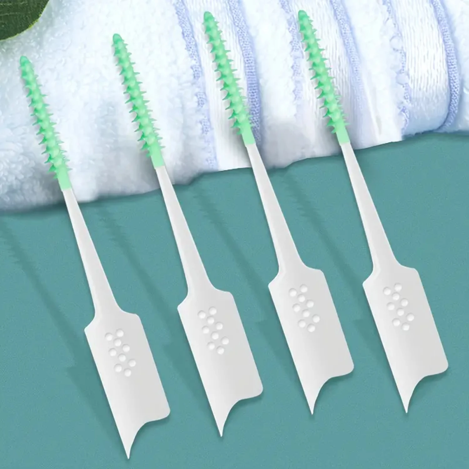 Double-ended Dental Care Interdental Brushes - 20pcs for Effective Flossing, Fresh Breath, Healthy Gums. Oral Hygiene Tools for