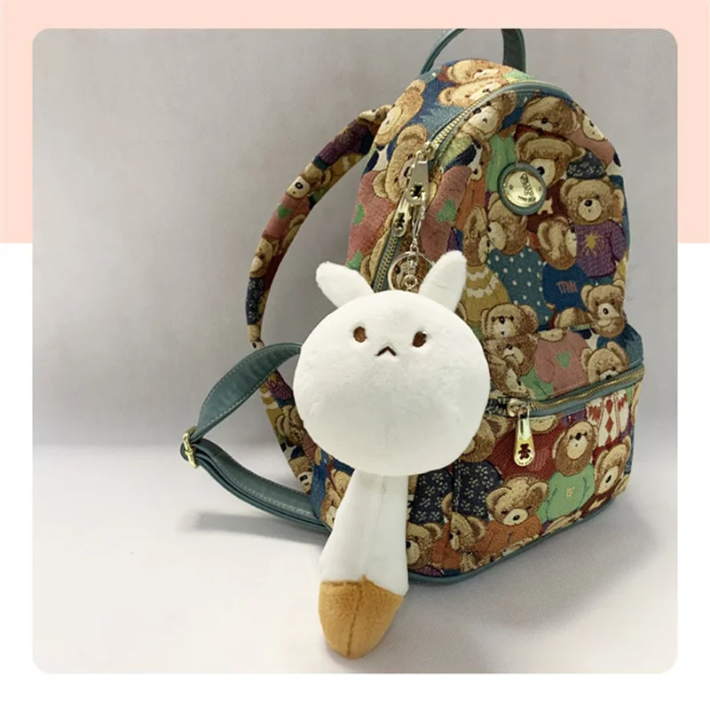 Game Genshin Impact Klee Dodoco Plush Keychain Backpack Plushie Pendant Soft Doll Toy Keychain Women Girl Kids Cosplay Fans Gift