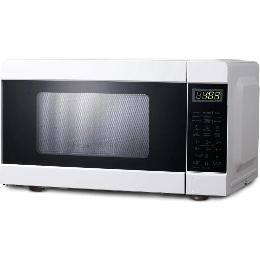 Oven Microwave, 0.9 kaki kubik Oven Microwave, 10 Level daya memasak & enam sentuhan cepat memasak, Oven Microwave Desktop