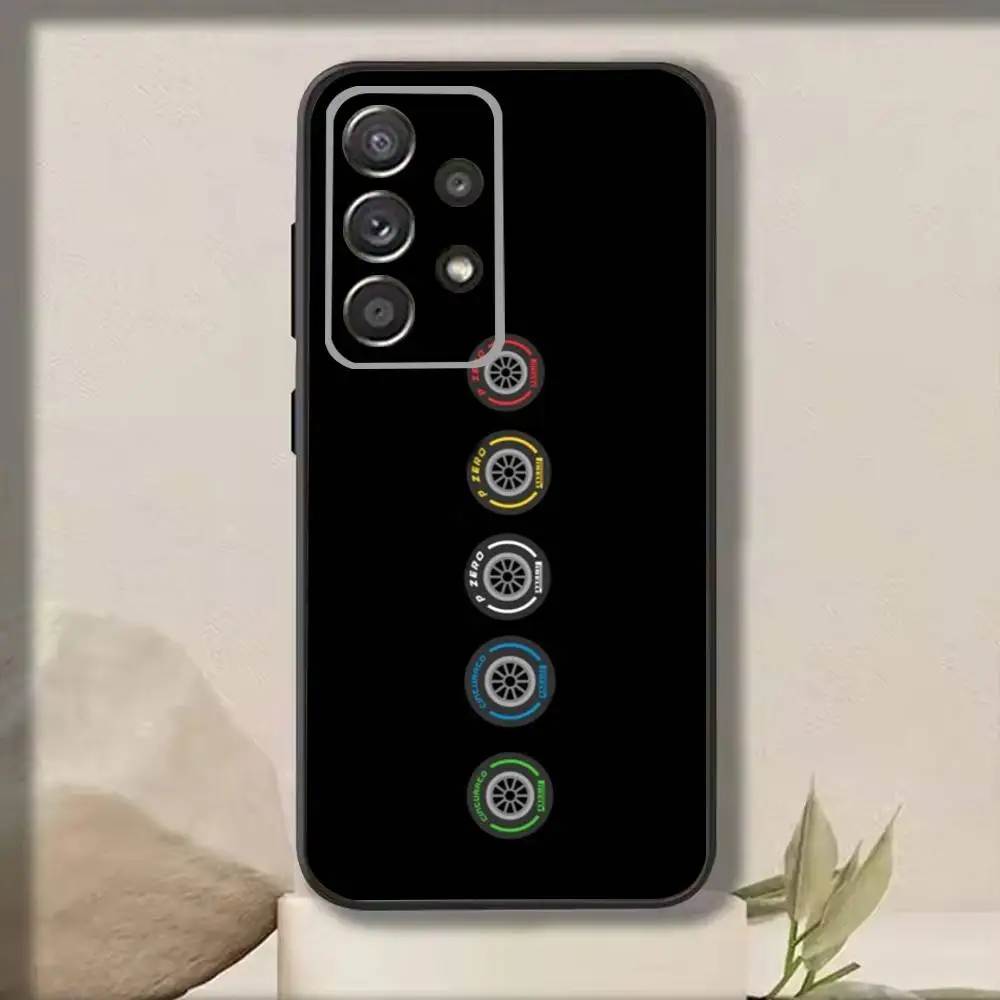 M-Minimalist F-F1 Circuit  Phone Case For Samsung S25,S24,S21,S22,S23,S30,Ultra,S20,Plus,Fe,Note,10,9,5G Black Cover view 5