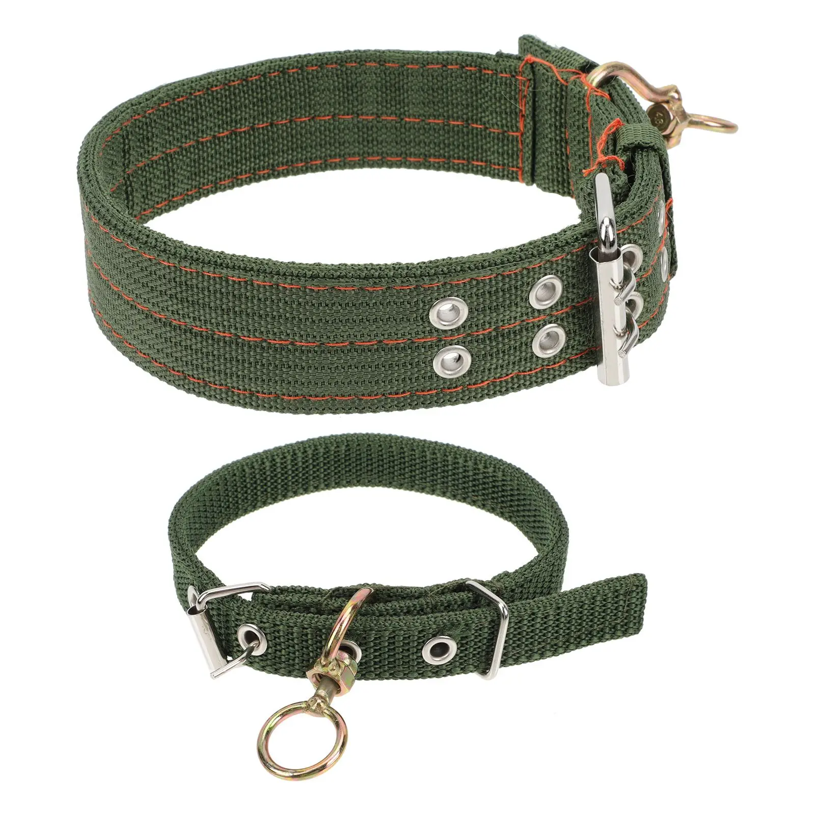 

2 Pcs Harness Sheep Necklace Farm Animals Pets Collar Adjustable Canvas Collars Baby