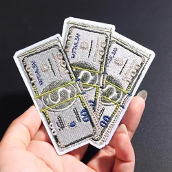 Three US dollars in size: 10x10CM patchers embroidery clothing stickers Iron on badge logo punk patches Clothing decoration