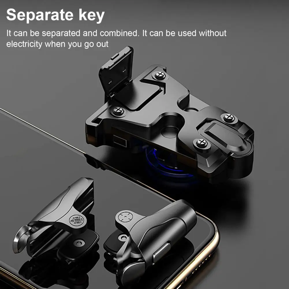 Game Joystick Adjustable Frequency E-sports Auxiliary Phone Gaming Controller Long Standby Time Universal Gaming Trigger