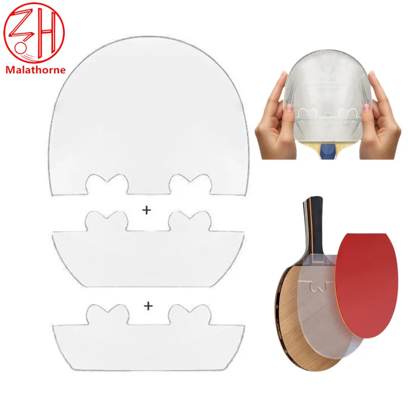 Table Tennis Rubber Alignment Board - Ping Pong Racket Blade Positioning Template, DIY Tool for Accurate Rubber Placement