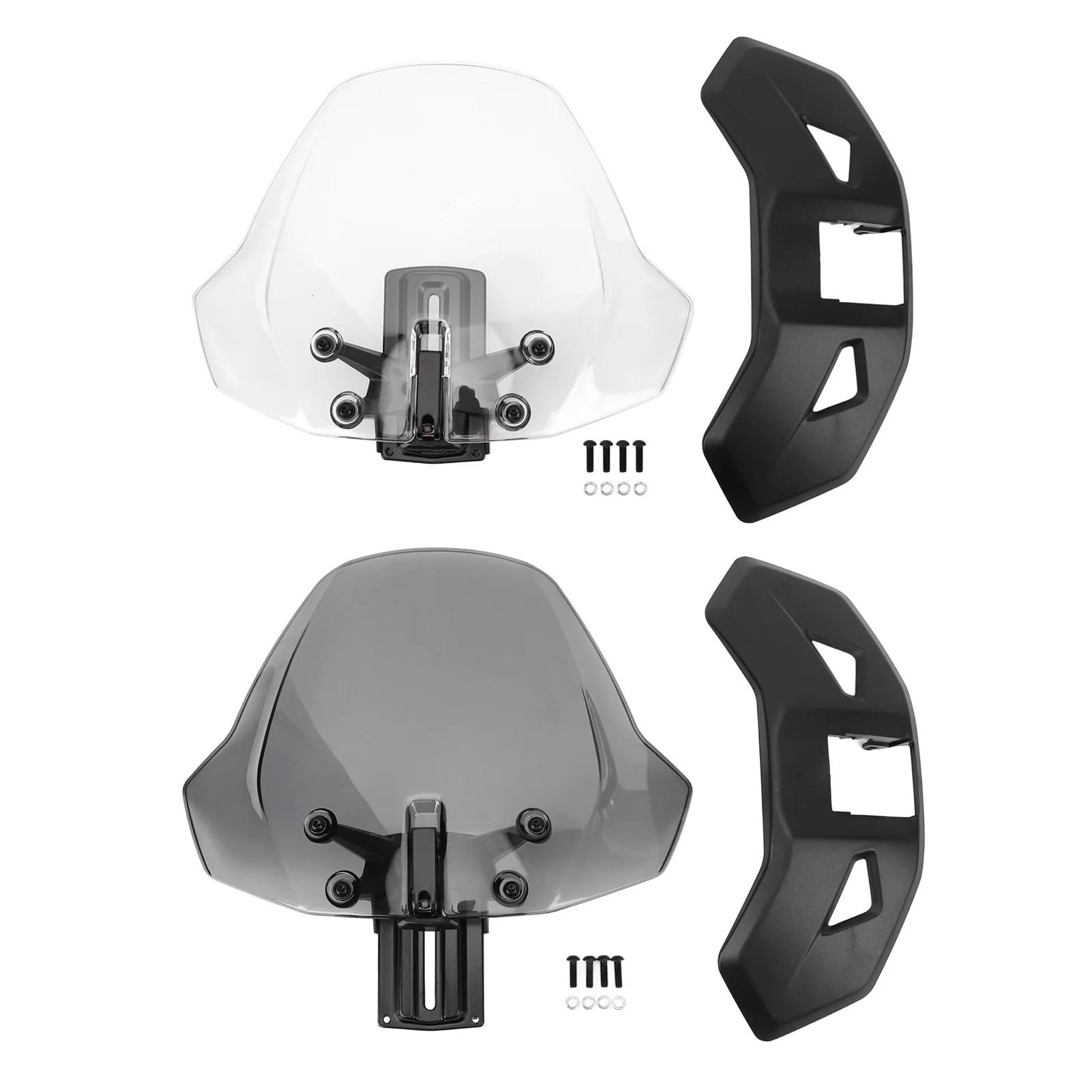 Adjustable Windshield 219401032 PC Aerodynamic Enhance Comfort Sport Wind Screen Shield for Can-Am Ryker 600 900 Rally Sport