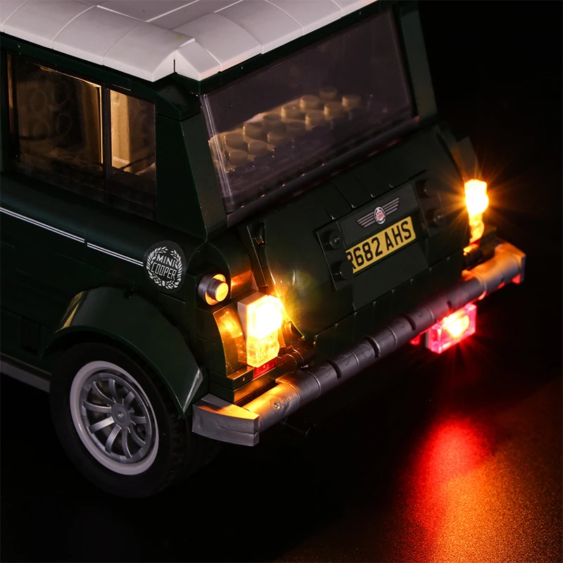 DIY LED-lichtset voor LEGO 10242 MINI Cooper MK VII (alleen LED-licht, zonder blokkenmodel)