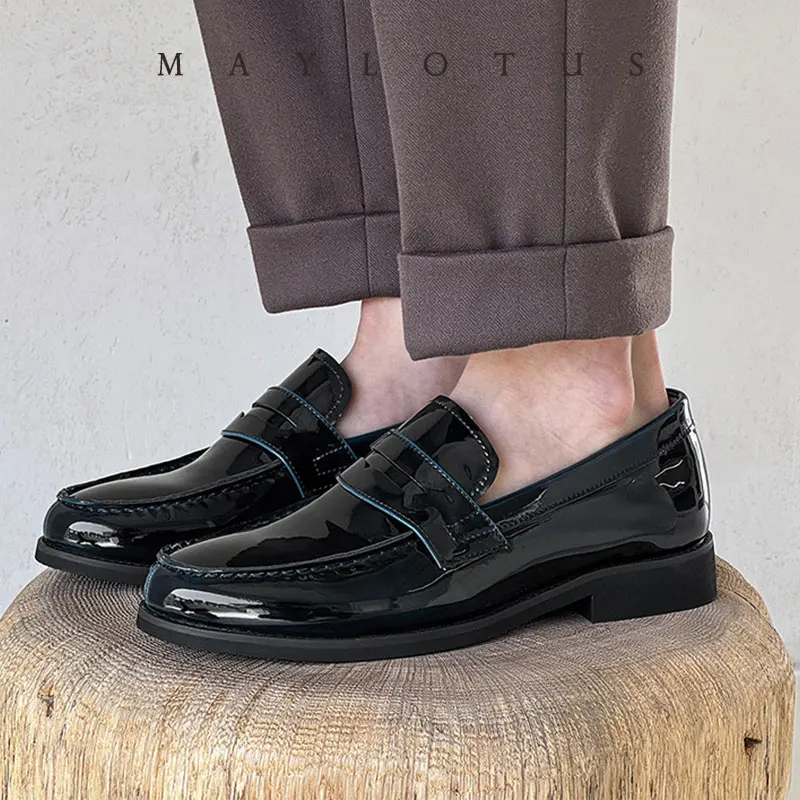 

High Quality Men Casual Oxford Shoes Genuine Leather Business Tooling Shoes Comfy Outdoor Antiskid Loafers Walking Shoes