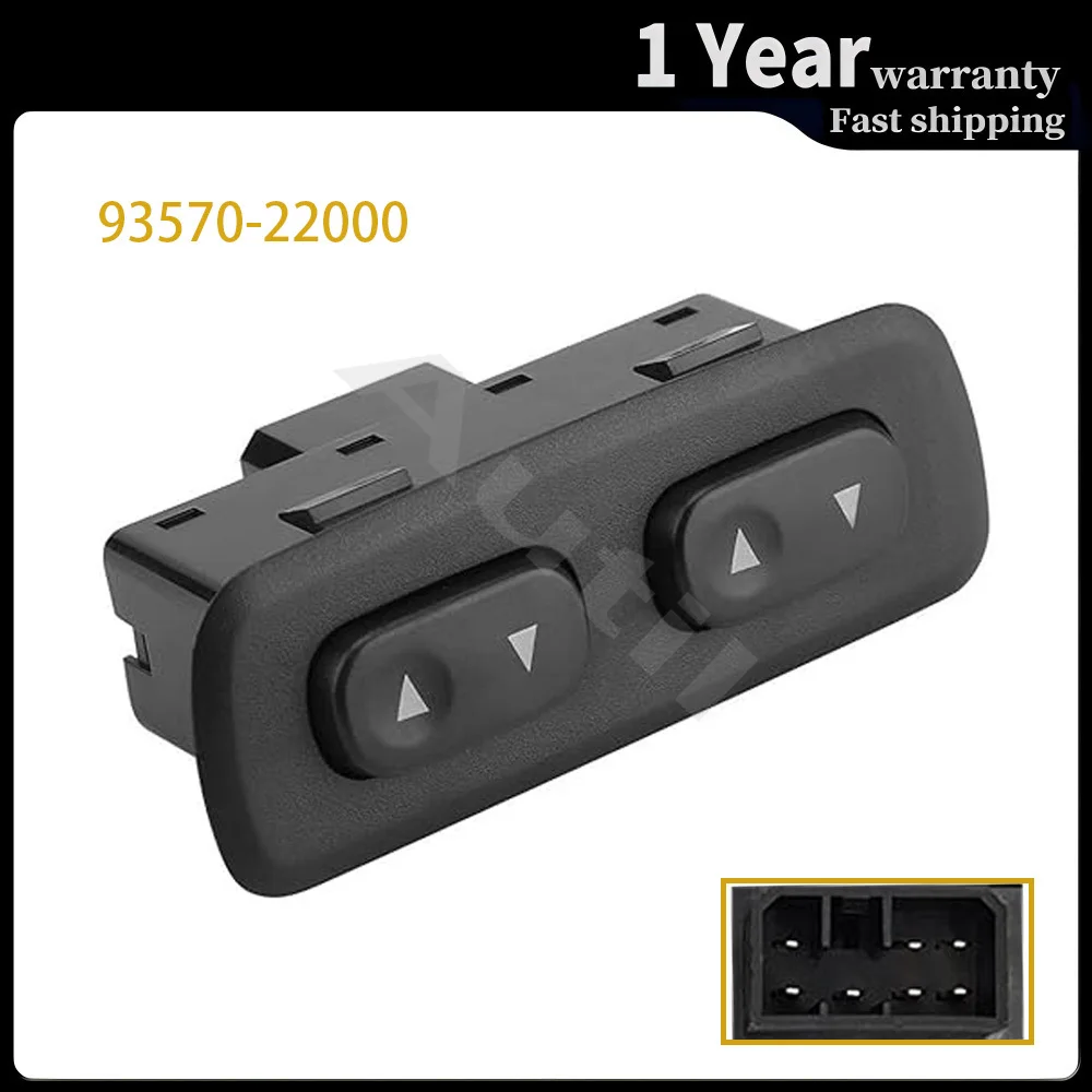 

93570-22000 Автомобильный электрический переключатель стеклоподъемника, кнопка управления для Hyundai Accent 1,3 1,5 1994 1995 1996 1997 1998 1999 2000