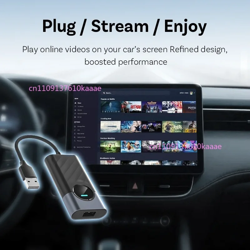 

Wireless CarPlay Box Adapter Is Available for Apple Android 2-in-1 Auto