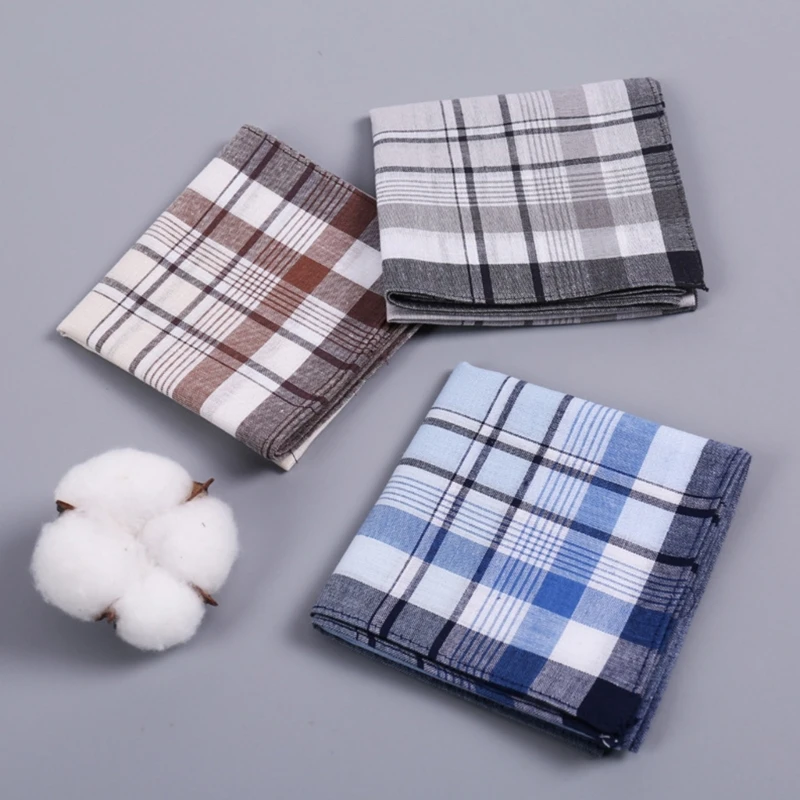 1 PC Cotton Scarf Handkerchief Towel for All Age Big Bandanas Turban Towel Facecloth Women Men Sweat Wipe Towel Accessories