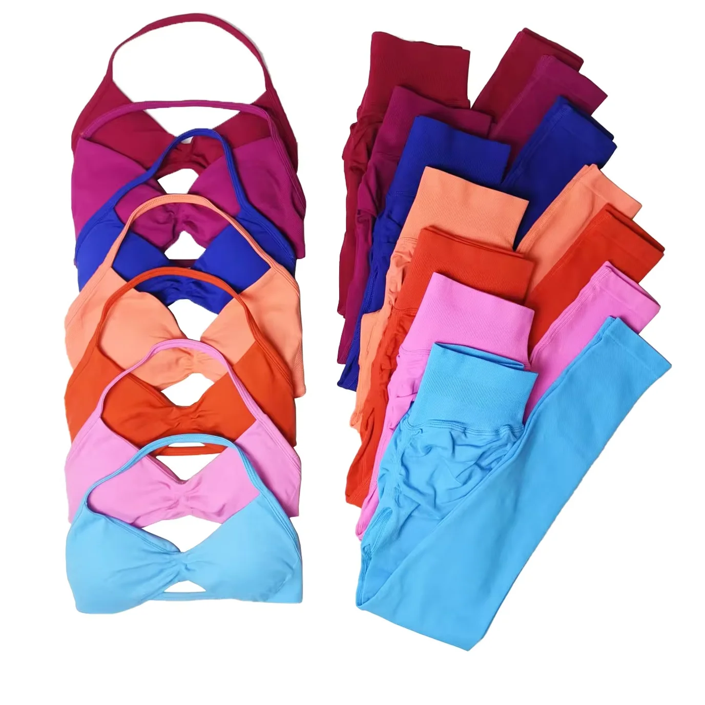 

Спортивный комплект BLAZEMOVE, женские леггинсы для спортзала и бюстгальтер на бретелях, костюм для йоги и фитнеса, высокоэластичная одежда для пилатеса, спортивная одежда для тренировок