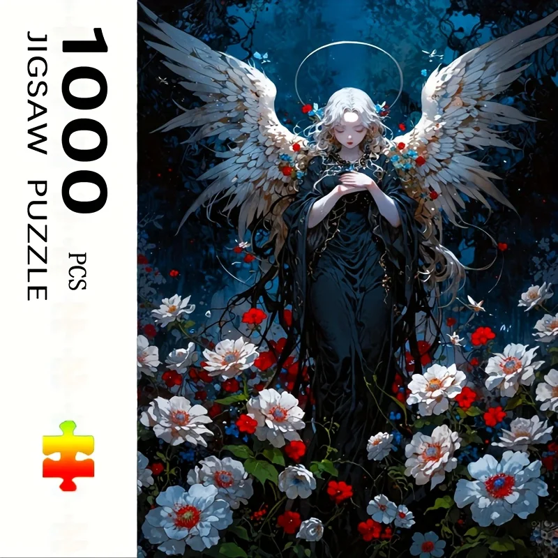 

Пазл-головоломка 500/1000 элементов с животными персонажами, развивающая игрушка для детей, детские игры, рождественский подарок