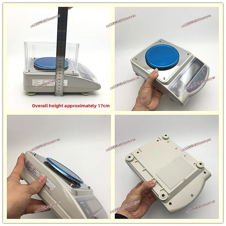 300/500G 2000g 0.01g electronic scale scale, jewelry desk scale with windshield