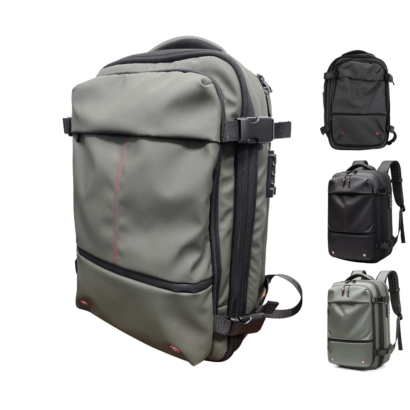 Expandable Travel Backpack Large Capacity 19 Inch Casual Waterproof Multipurpose Vacuum Backpack for Business for Men Backpack