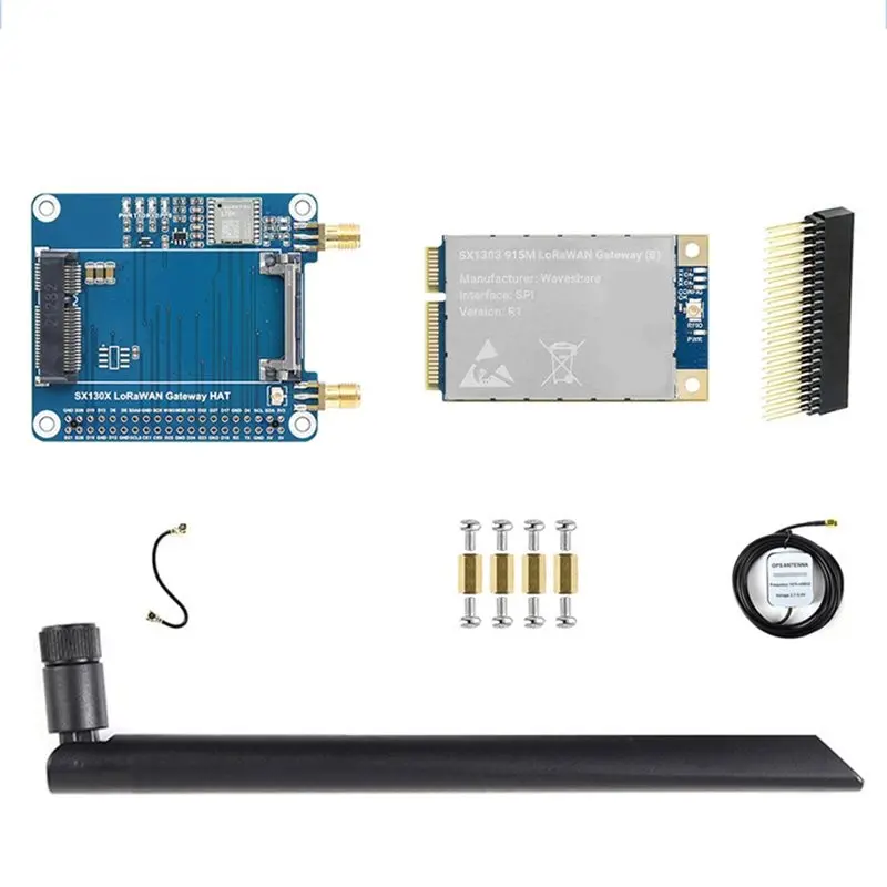 

Новая плата расширения GPS I2C SPI Lorawan Gateway для RPI Raspi, для Raspberry Pi Zero 2 W 3 4 Model B 5, для проектов IoT