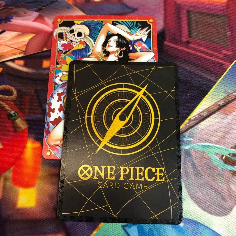 Fai da te ONE PIECE Boa * Hancock Double Sided Floating inciso Color Flash Card Anime periferiche Game Collection Card regalo di festa