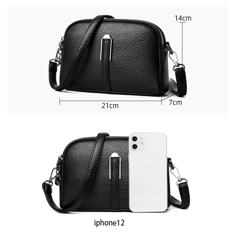 2024 Luxury Designer Large Capacity Handbag Women Bags High Quality Multi Pockets Soft Leather Casual Shoulder Crossbody Bags